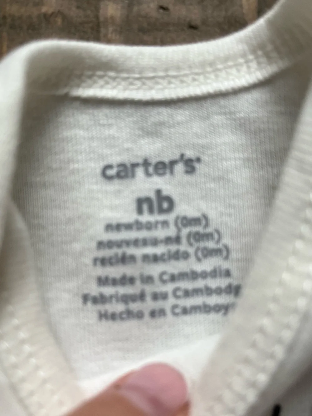 NWOT Carter’s newborn My First Halloween onesie / bodysuit